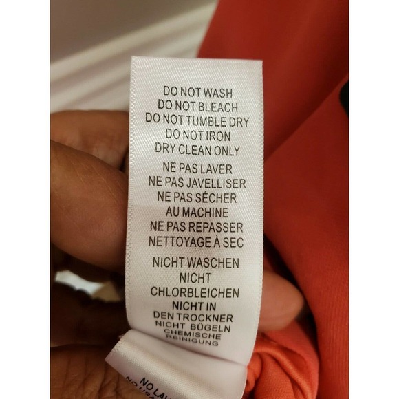 Adrianna Papell Women Solid Cora Polyester Short Sleeve Knee Length Dress Size 2 - Picture 10 of 10